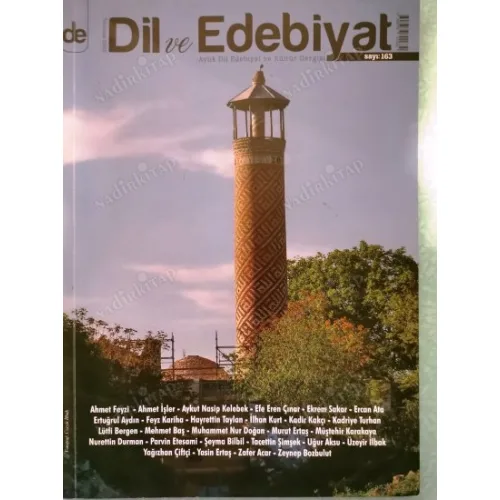 Dil ve Edebiyat Temmuz 2022 163 Şuşa, Mir Hamza Nigari, Arif Nihat Asya ve Kıbrıs, Türkiye