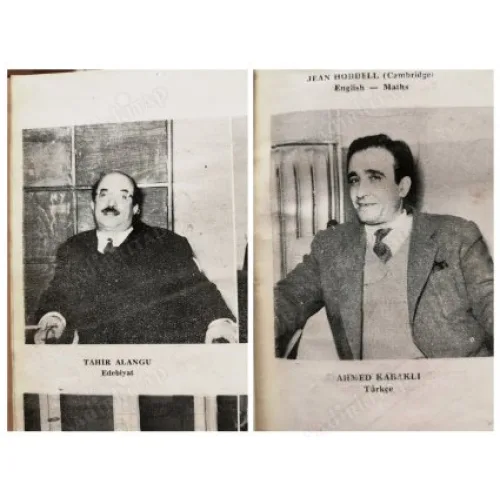 The Wolf And Crescent 1960 (İstanbul Erkek Lisesi) Tahir Alangu, Ahmed Kabaklı, Ömer Güllüoğlu, Müfit Özdeş, Metin Berk, Deniz Gökkılıç