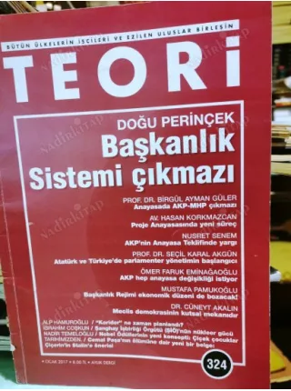 Teori Ocak 2017 324 Başkanlık Sistemi Çıkmazı Perinçek, Cemal Paşa