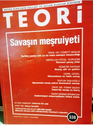 Teori Mart 2018 338 Savaşın Meşruiyeti