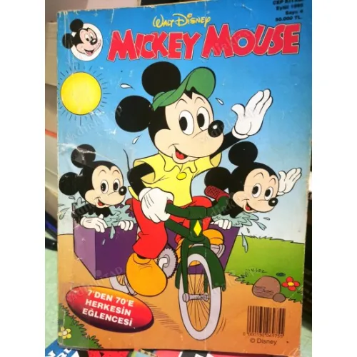Mickey Mouse Cilt 4 1995 Renkli Donald Amcanın Deniz Sefası, Çiflik Hayatı, Varyemez Altın Elma Bahçesi, Sanayi Casusluğu,
