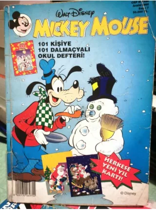 Mickey Mouse Cilt 7 1995 Renkli Karnavalın Şakacı Hayaleti, Eta Meta
