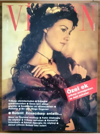 Vizyon Aralık 1994 Söyleşi Bülent Eczacıbaşı Adalet Ağaoğlu Fahir Atakoğlu, Komet, Tibor Kalman,