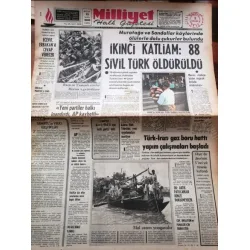 Milliyet 2 Eylül 1974 Kıbrıs Barış Harekatı, Esirler Mersinde, Dünya Güreş 3. olduk Mustafa Güçlü Mehmet Uzun TAM Milliyet 2 Eylül 1974 Kıbrıs Barış Harekatı, Esirler Mersinde, Dünya Güreş 3. olduk Mustafa Güçlü Mehmet Uzun TAM