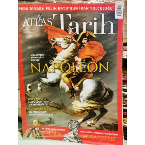 Atlas Tarih 83 2024 Napoleon, Napoleon Dönüm Noktaları, Pelin Batu Pers İran yolculuğu, Lenin, Osmanoğulları