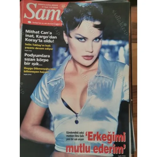 Şamdan 31 Ocak 1999 Ebru Şallı Şenay Akay, Şehrazat Evsiz, Mithat Can Selin Oktay, Seda Sayan Soner, Söyleşi Duygu Dikmenoğlu, Hülya Kaya Zehra