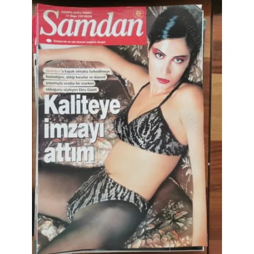 Şamdan 11 Nisan 1999 Ebru Güzel Aslı Turan, Metin Arolat, Burak Kut Meltem, Tatlıses İdo bilek güreşi, Ercan Saatçi, Seren Mustafa Sandal, Doğuş asker