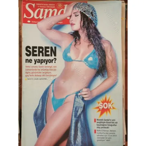 Şamdan 11 Temmuz 1999 Seren Serengil Nilüfer Kurt, Musti, Emre Aysun, Seyfi Dursunoğlu Çapa, Bülent Ersoy Adler para mara yok