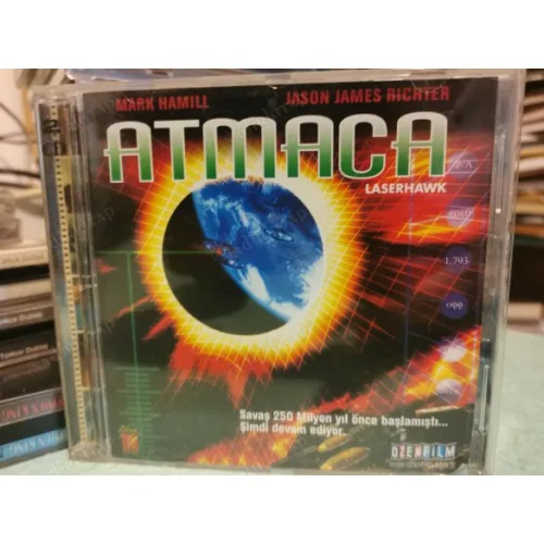VCD Atmaca (LaserHawk 1997) Mark Hamill Jason James Richter Yönetmen Jean Pellerin 2CD
