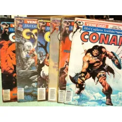 CONAN Alfa Yeni Dizi Serisi 2002 / Sayı 1 3 4 5 6 7 (7 Sayılık Seri, Sayı 2 hariç Set) CONAN Alfa Yeni Dizi Serisi 2002 / Sayı 1 3 4 5 6 7 (7 Sayılık Seri, Sayı 2 hariç Set)