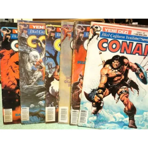 CONAN Alfa Yeni Dizi Serisi 2002 / Sayı 1 3 4 5 6 7 (7 Sayılık Seri, Sayı 2 hariç Set)