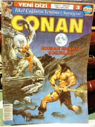 CONAN Alfa Yeni Dizi Serisi 2002 / Sayı 3 Korsan Rhan