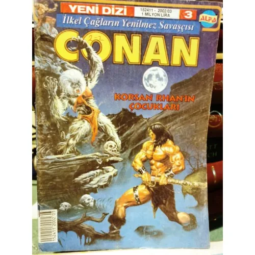 CONAN Alfa Yeni Dizi Serisi 2002 / Sayı 3 Korsan Rhan