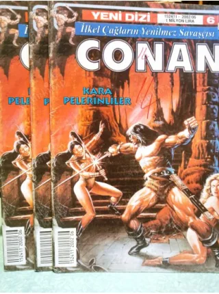 CONAN Alfa Yeni Dizi Serisi 2002 / Sayı 6 Kara Pelerinliler * Shadizar Üstünde Şeytan Kanatları (7 Sayılık Seri)