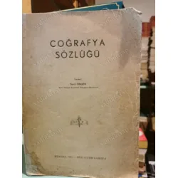Coğrafya Sözlüğü (Tam 944 Sayfa) Coğrafya Sözlüğü (Tam 944 Sayfa)