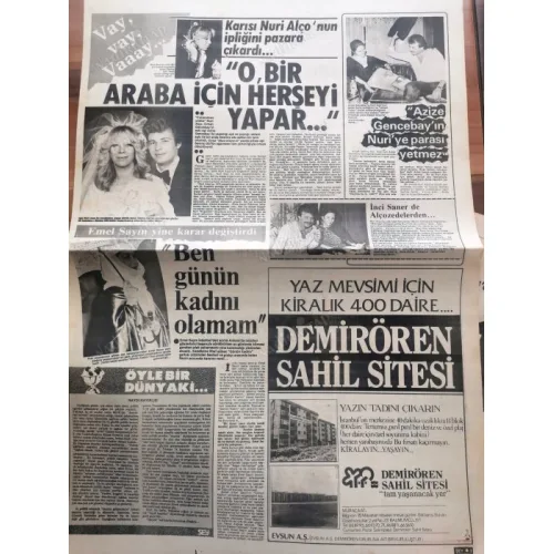 Şey Magazin Nuri Alço herşeyi yapar Gül Sevinç Azize Gncebay, Menajer Hayri Küçük BKZ