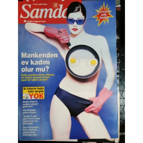 Şamdan 19 Mart 2000 Deniz Akkaya Özlem Yalçın, Tarkan Attila çık söyle, Rana Elik, Altıoklar, Sakıp Sabancı ilgi,