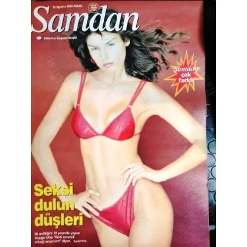 Şamdan 13 Ağustos 2000 Duygu Ulaş Aslı Egemen Kökçe, Tuba Ünsal deve güreşi, Nadide Sultan, Ebru Şallı Zeyna, Söyleşi Zerrin Özer