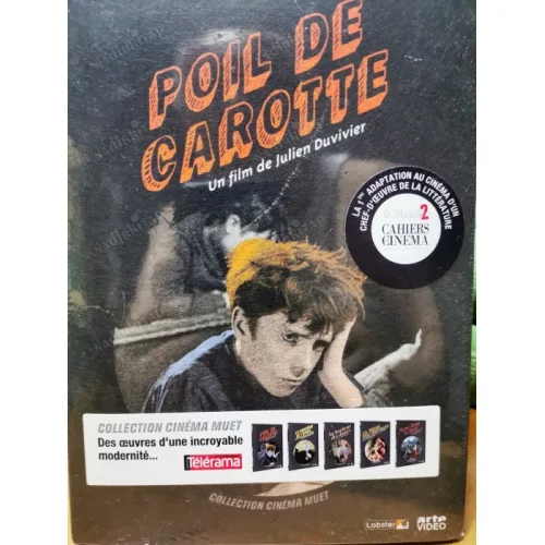 DVD Poil de carotte (1925) Henry Krauss, Charlotte Barbier-Krauss, André Heuzé Yön Julien Duvivier İthal Ambalajında 20E