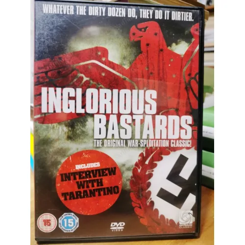DVD Inglorious Bastards (Fedailer Alayı 1978) Bo Svenson, Peter Hooten, Fred Williamson Yön Enzo G. Castellari interview with Tarantino Yabancı BKZ