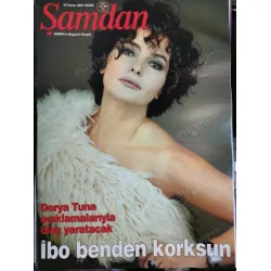 Şamdan 25 Kasım 2001 Derya Tuna Binnur Gülbey, Tarkan sansürlü klip, Banu Alkan Murat Taşdemir, Söyleşi Güzide Duran Deniz Akkaya Gülben Şamdan 25 Kasım 2001 Derya Tuna Binnur Gülbey, Tarkan sansürlü klip, Banu Alkan Murat Taşdemir, Söyleşi Güzide Duran Deniz Akkaya Gülben