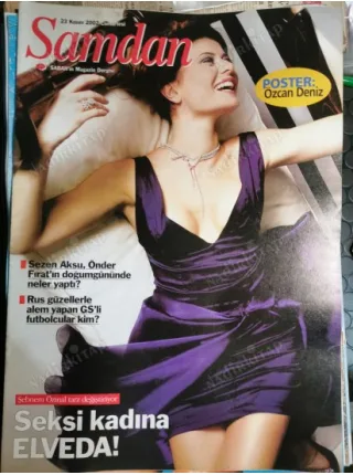 Şamdan 23 Kasım 2002 Şebnem Özinal Emine Ün, Aksu Önder sürpriz, Tamer Karadağlı taşfırın, Söyleşi Sergen, Dev Poster Özcan Deniz