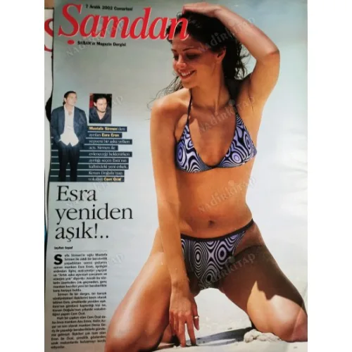 Şamdan 7 Aralık 2002 Özcan Deniz Nurgül Yeşilçay Esra Eron, Söyleşi Nurseli İdiz, MFÖ yeniden, Ayşegül Aldinç Asya