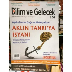 Bilim Ve Gelecek 156 Aklın Tanrıya İsyanı, Lucretius ve varlığın yapısı, Evrimi anlamak, söyleşi Boratav, Nesneler İnterneti, Sinestezi, Bilim Ve Gelecek 156 Aklın Tanrıya İsyanı, Lucretius ve varlığın yapısı, Evrimi anlamak, söyleşi Boratav, Nesneler İnterneti, Sinestezi,