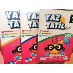 1. Sınıf Yaz Tatil Seti ( 3 kitaplık Set Haziran Temmuz Ağustos )