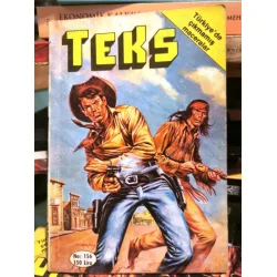 Yeni Teks (Tex) Ceylan Sayı 156 Rüzgar ve Sağnak (186 lik Seri Kapak Ömer Muz)