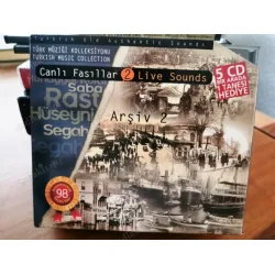 Canlı Fasıllar / Rast , Hüseyni, Segah, Saba, Muhayyer / Muhayyer Kurdi - 5 CD Takım (CD Albüm, Arşiv 2)