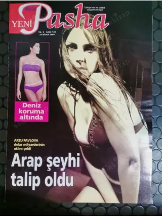 Mega Yeni Pasha 139 29 Nisan 2001 Arzu Pavlova Seren Serengil, Abacı, Erkal, Dikmenoğlu, Söyleşi Hülya Avşar Serdar Ortaç