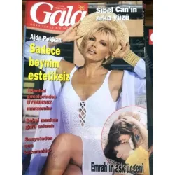 Gala 6 Eylül 1998 Ajda Gönül Gül, Doğuş Ece, Söyleşi Ebru Gündeş Ömer Durak Cenk Torun, Emrah Yıldız Kaplan, Aydın pantolon korse, Linet, Sibel Can