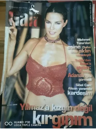 Gala 18 Ağustos 2002 Sinem Güven Murat Gögebakan, Evim/Söyleşi Mehmet Esen Açılmış, Hande Yener Faruk-Berna Saraç Semiramis Neco Bodrum