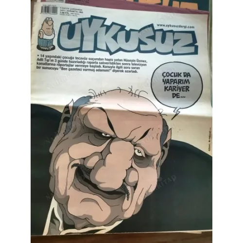 Uykusuz 5 Kasım 2008 Sayı 62 Yiğit Özgür, Ersin Karabulut, Uğur Gürsoy, Cihan Ceylan, Otisabi Yılmaz Aslantürk