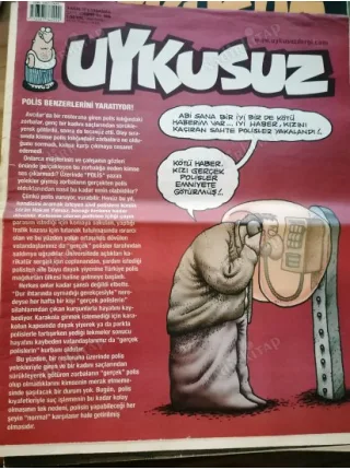 Uykusuz 3 Aralık 2008 Sayı 66 Yiğit Özgür, Ersin Karabulut, Uğur Gürsoy, Cihan Ceylan, Otisabi Yılmaz Aslantürk