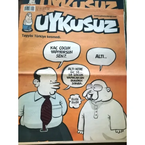 Uykusuz 15 Eylül 2011 Sayı 211 Yiğit Özgür, Ersin Karabulut, Uğur Gürsoy, Cihan Ceylan, Otisabi Yılmaz Aslantürk