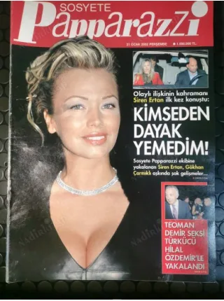 Papparazzi Sosyete 31 Ocak 2002 Siren Ertan Gökhan Çarmıklı, Teoman Demir hilal Özdemir, Lili Garih gecesi, Ajda, Mumya Firarda Gala, Figen Erman