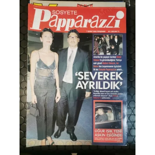 Papparazzi Sosyete 7 Şubat 2002 Meltem Hakarar, Sevil Sabancı Eran Tapan, Küsav Kaftan Sergisi, Seda Hünal, Biniciler, Ajda, Uğur Işık