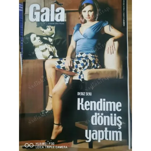Gala 9 Kasım 2003 Deniz Seki Yunus Günce, Söyleşi/Evim Yosi Mizrahi Çiğdem, Lamballe Şatosu Ulus Özülker