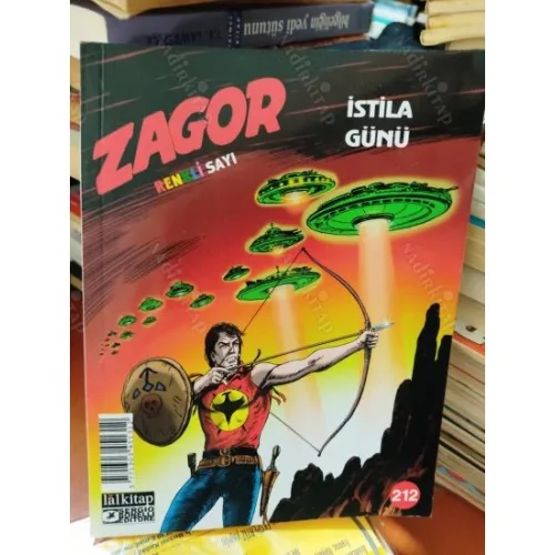 Zagor Sayı 212 İstila Günün TAM MACERA RENKLİ (Yeni Seri)