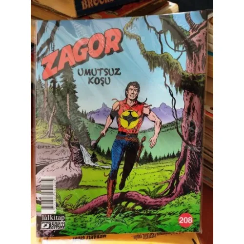 Zagor Sayı 208 Umutsuz Koşu (Yeni Seri)