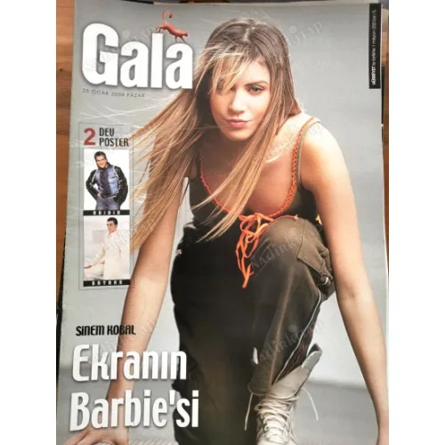 Gala 25 Ocak 2004 Sinem Kobal Şimal Gökçe, Söyleşi Evim Nalan Acarkent, Poster Dev Abidin Bayhan