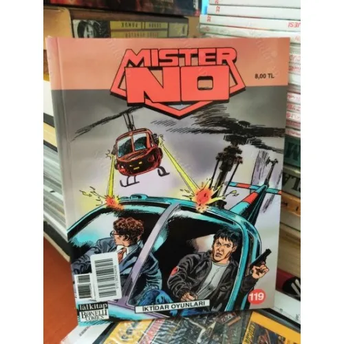Mister NO Sayı 119 İktidar Oyunları * Yeni seri 175 lik
