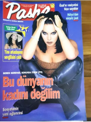Pasha MEGA 21 10 Ocak 1999 Seren Serengil Özlem Narkas, Hülya Avşar ablasına, Seda Sayan yoksul anası, Neslihan yargıcı Şov, Yeni Yıl eğlenceleri