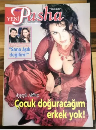 Yeni Pasha MEGA 130 25 Şubat 2001 Ayşegül Aldinç Yüksel Ak, Ünlüler neydi ne oldu, Nasuh Mahruki Elif, Zara, Sosyetik güzeller