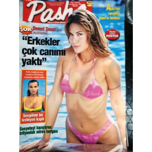 Pasha MEGA 2 30 Ağustos 1998 Posterli Demet Şener Duygu Dikmenoğlu, Oxana lezbiyen, Başak Sayan, Sakıp Sabancı show, Ali Şen