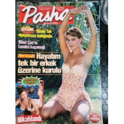Pasha MEGA 9 18 Ekim 1998 Posterli Sibel Turnagöl Nihan Doğru, Yıldız Kaplan özel, Kırmızı Ünlüler, Sezen İbo, Seda Sayan gaga, Sibel Can Londra