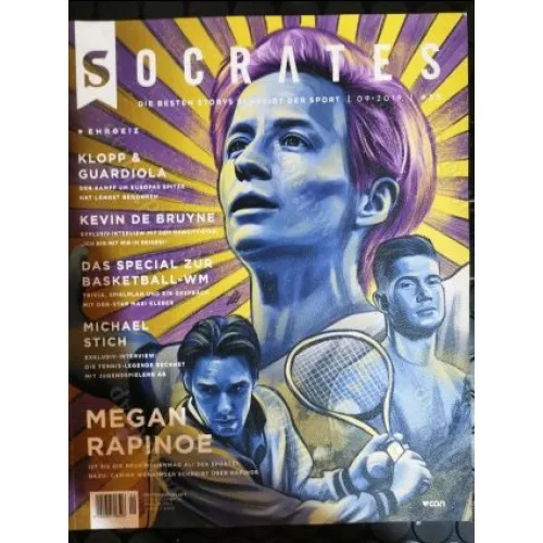 Socrates 35 09/2019 Klopp Guardiola, Kevin De Bruyne, Michael Stich, Megan Rapione, Das Special zur BAsketball ALMANCA