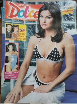 Dolce 88 28 Ocak 2001 Ebru Şallı Aysun Kayacı Poster Aylin Poyraz, Bengü Sayran, Pınar Altuğ, Doğulu Akel, Ünlülere Karne